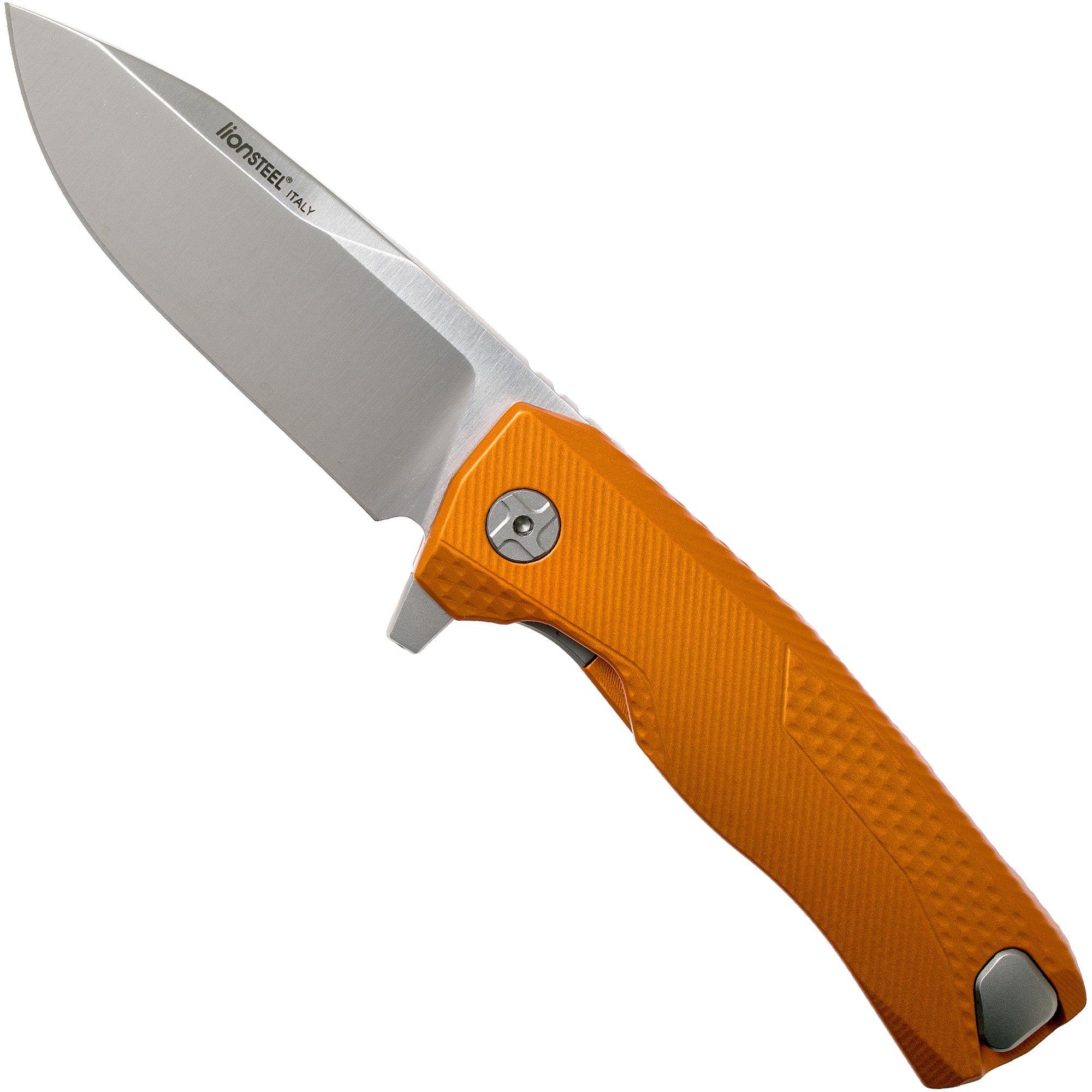 LionSteel ROK Satin Orange Aluminium ROK A OS Taschenmesser