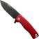 Image for LionSteel ROK Black Red Aluminium ROK A RB pocket knife