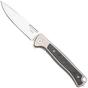 Afbeelding voor LionSteel Skinny Solid SK01 GY Grey Titanium, Carbonfiber inlay zakmes, Molletta design