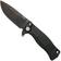 Image pour LionSteel SR11 Aluminum Black, black blade, SR11 A BB couteau de poche