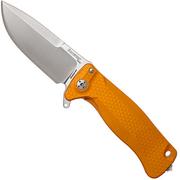 LionSteel SR22A-OS Orange Aluminium, Satin Blade