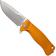 Image pour LionSteel SR22A-OS Orange Aluminium, Satin Blade