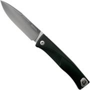 LionSteel Thrill black aluminium integral coltello da tasca slipjoint