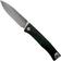 Image for LionSteel Thrill black aluminium integral slipjoint pocket knife