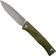 Afbeelding voor LionSteel Thrill green aluminum integral slipjoint zakmes