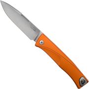 LionSteel Thrill orange aluminium integral coltello da tasca slipjoint