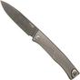 Image for LionSteel Thrill TL-D-GY Damascus, Grey Titanium Integral Slipjoint