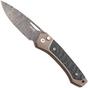 Bild für LionSteel Twain Chad Nichols Scrambled Damascus TW-D-BR Bronze Titanium, Carbon Fiber, Taschenmesser, Gianni Pauletta Design