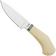 Image for LionSteel Willy WL1-MW, M390 Droppoint White Micarta, fixed knife