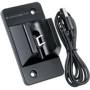 Ledlenser Wall Mount Type A con cable de carga magnético para P6R Core, Signature & Work