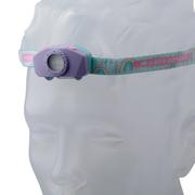 Ledlenser KIDLED2 Purple, torcia frontale per bambini, 40 lumens