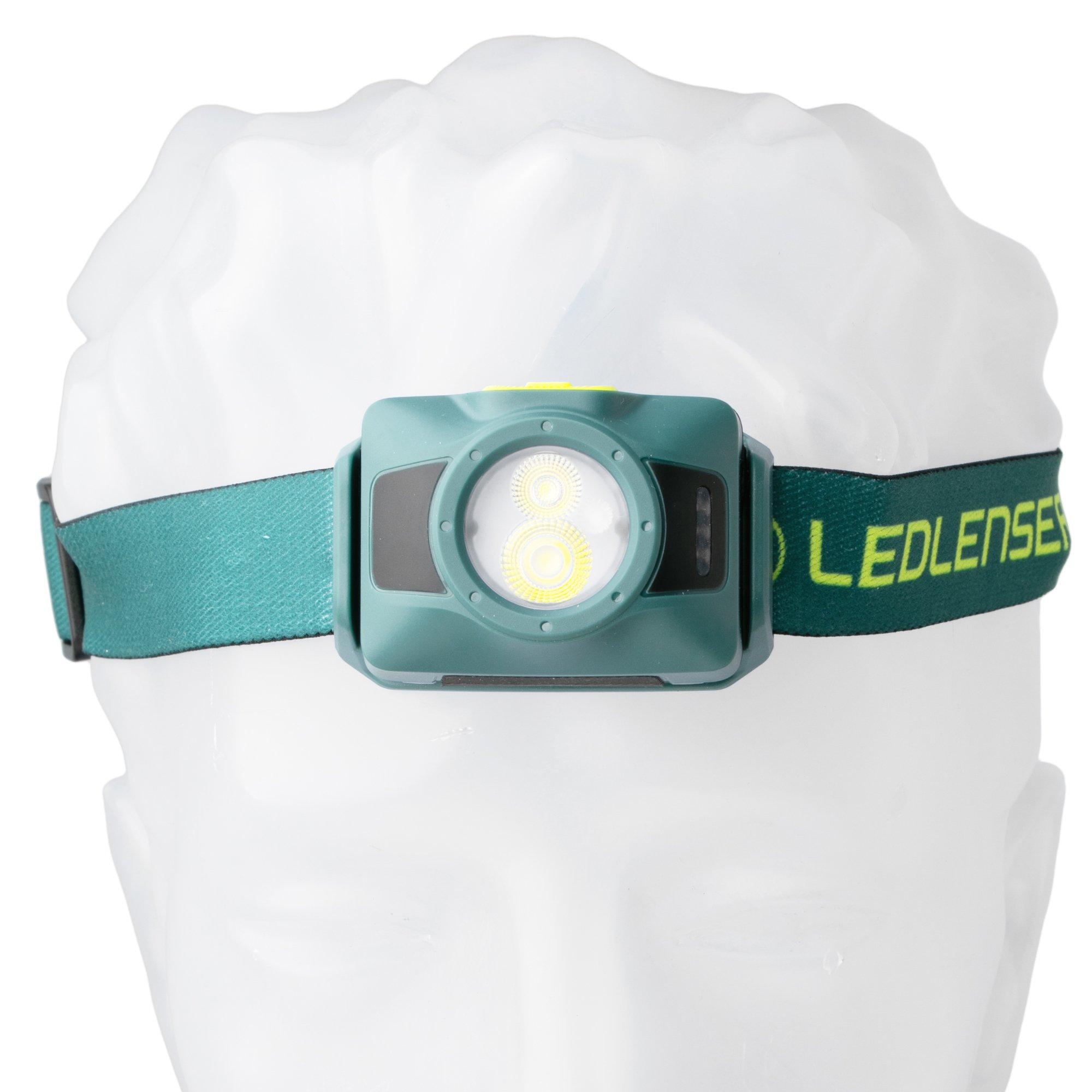 Ledlenser HF4R 503305 Forest Green, oplaadbare hoofdlamp, 650 lumen