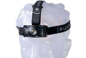 Led Lenser MH-8 torcia da testa ricaricabile, nero