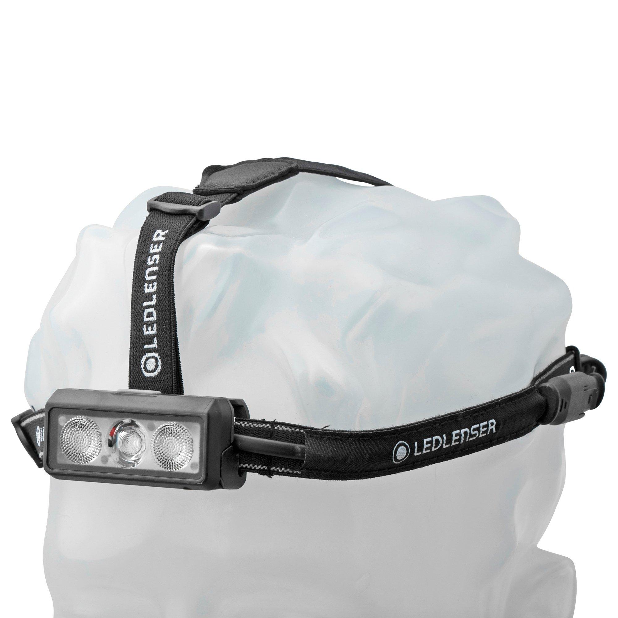 Lelenser NEO9R, 1200 lumens, black, head torch for trail running