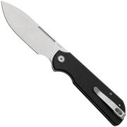 Afbeelding voor Eutektik Binary BIN-BSW-L Stonewashed 14C28N, Black G10, linkshandig zakmes