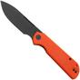 Afbeelding voor Eutektik Binary BIN-OBW-R Blackwashed 14C28N, Orange G10, zakmes