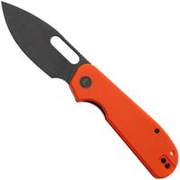Image for Eutektik EFD EFD-OBW-R Blackwashed 14C28N, Orange G10, pocket knife