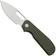 Afbeelding voor Eutektik EFD EFD-OGSW-R Stonewashed 14C28N, OD Green G10, zakmes