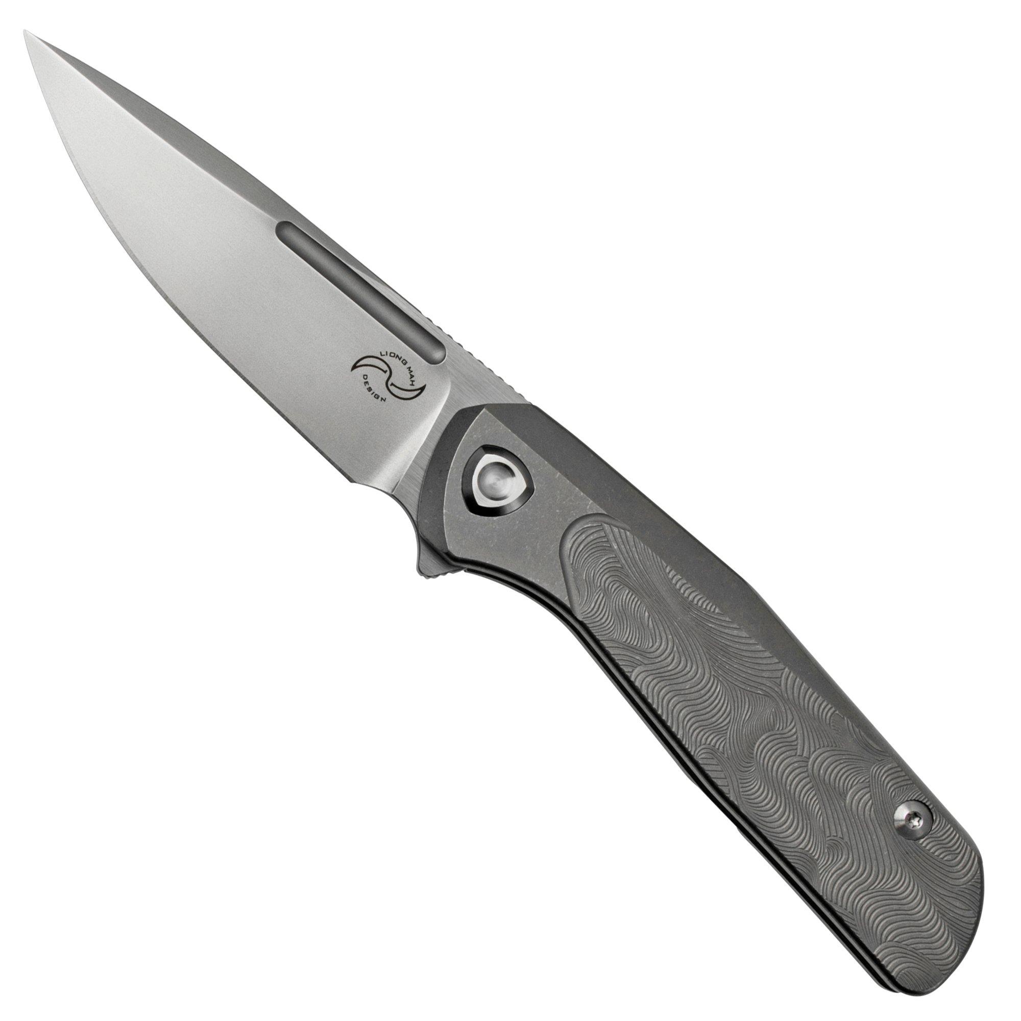 Liong Mah GSD v2 GSD2-ST Sculpted Titanium Taschenmesser
