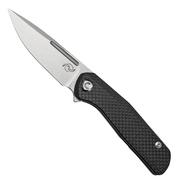 Liong Mah GSD v2 GSD2-HTCF Half Titanium Half Carbon Fiber coltello da tasca