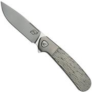 Liong Mah L1 Textured Titanium, L1-TT couteau de poche