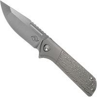 Immagine per Liong Mah Lanny V2, Textured Titanium, Satin M390 coltello da tasca