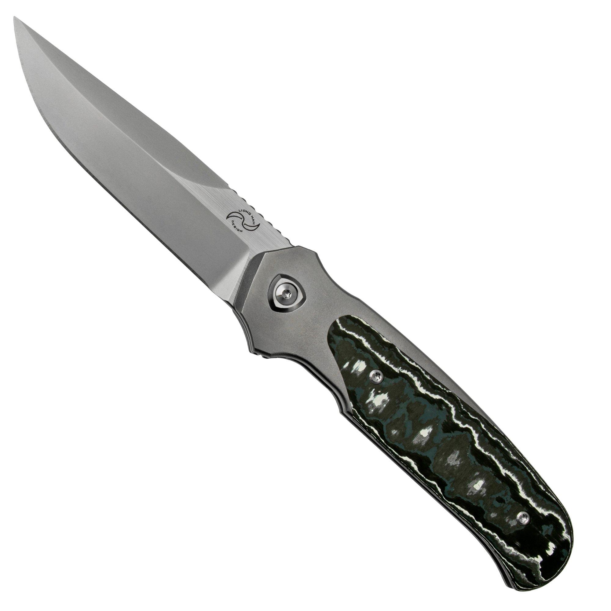 Nóż składany Liong Mah Model 18 M18-FCW Marble Carbon Winter