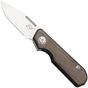 Image pour Liong Mah Traveller Clippoint Green Canvas Micarta couteau de poche