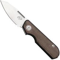 Immagine per Liong Mah Traveller Sheepfoot Green Canvas Micarta coltello da tasca
