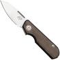 Image pour  Liong Mah Traveller Sheepfoot Green Canvas Micarta couteau de poche