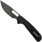 Afbeelding voor Eutektik Trinity TRI-BBW-L Blackwashed 14C28N, Black G10, linkshandig zakmes