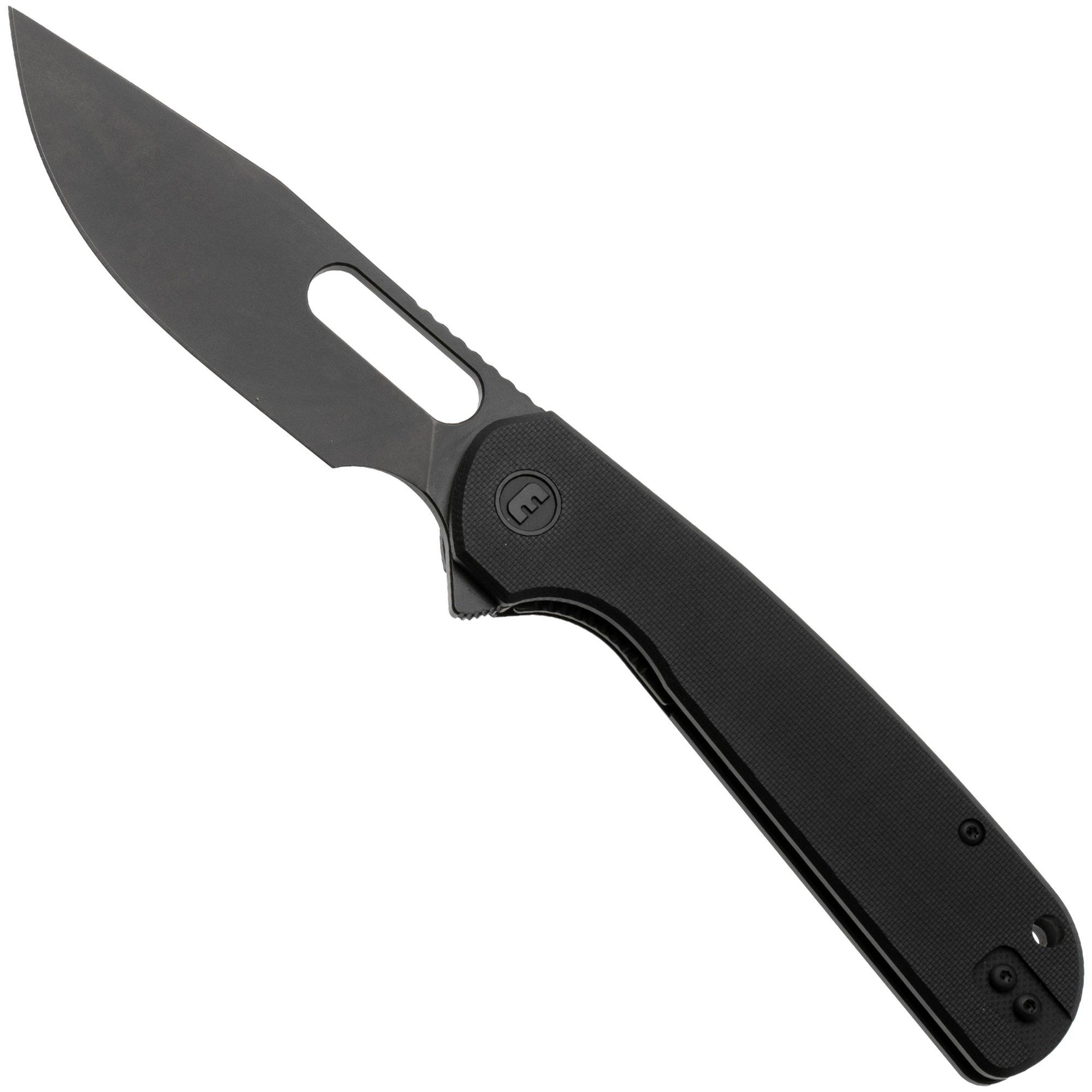 Eutektik Trinity TRI-BBW-R Blackwashed 14C28N, Black G10, zakmes