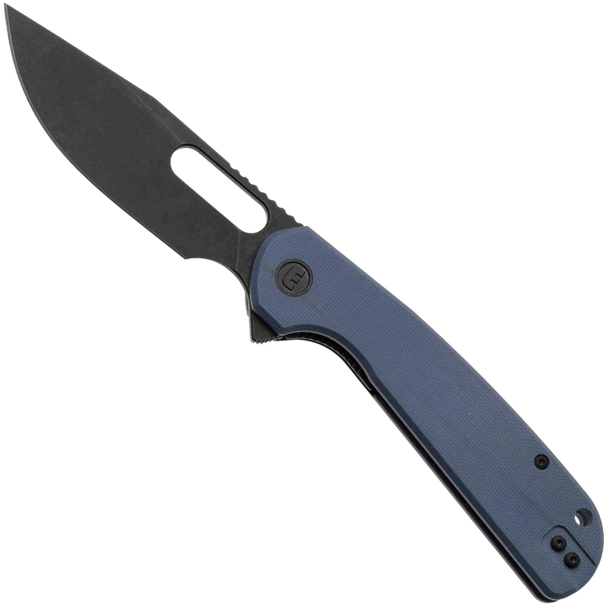 Eutektik Trinity TRI-DBW-R Blackwashed 14C28N, Blue G10, zakmes