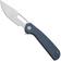 Afbeelding voor Eutektik Trinity TRI-DSW-R Stonewashed 14C28N, Blue G10, zakmes