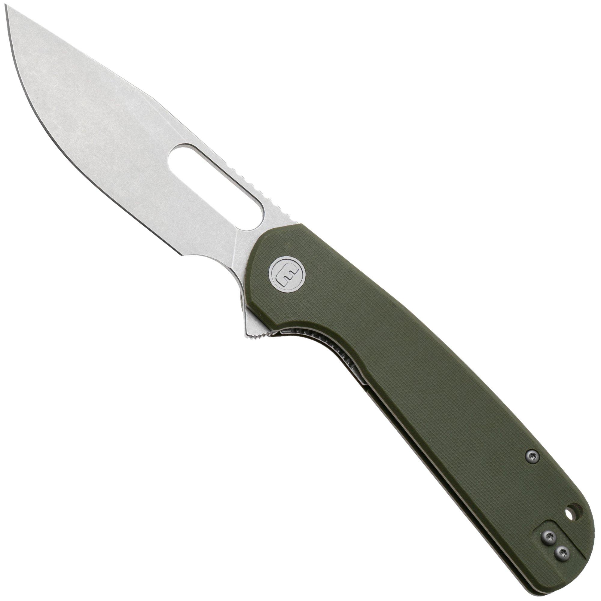 Eutektik Trinity TRI-OGSW-R Stonewashed 14C28N, OD Green G10, zakmes