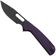 Afbeelding voor Eutektik Trinity TRI-PSW-R Stonewashed 14C28N, Purple G10, zakmes