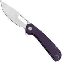Bild für Eutektik Trinity TRI-PSW-R Stonewashed 14C28N, Purple G10, Taschenmesser