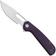Afbeelding voor Eutektik Trinity TRI-PSW-R Stonewashed 14C28N, Purple G10, zakmes