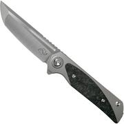 Liong Mah Warrior Two V3 Marble Carbon Fiber couteau de poche