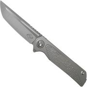  Liong Mah Warrior Two V3 Textured Titanium couteau de poche