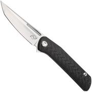 Image pour Liong Mah Warrior 3 Stonewashed Böhler M390, Titanium Carbonfiber, couteau de poche