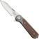 Image for Liong Mah Zulu Brown Canvas Micarta pocket knife