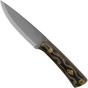 Image for LT Wright Gary Wines Bushcrafter, O1, Matte Python Micarta, Leather sheath, bushcraft knife