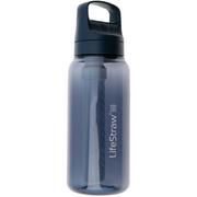 LifeStraw Go Aegean Sea GO-1L-SEA BPA-Free Plastic, botella de agua con filtro de 2 fases, 1L