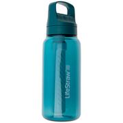 LifeStraw Go Laguna Teal GO-1L-TEAL BPA-Free Plastic, waterfles met 2-stage filter, 1L
