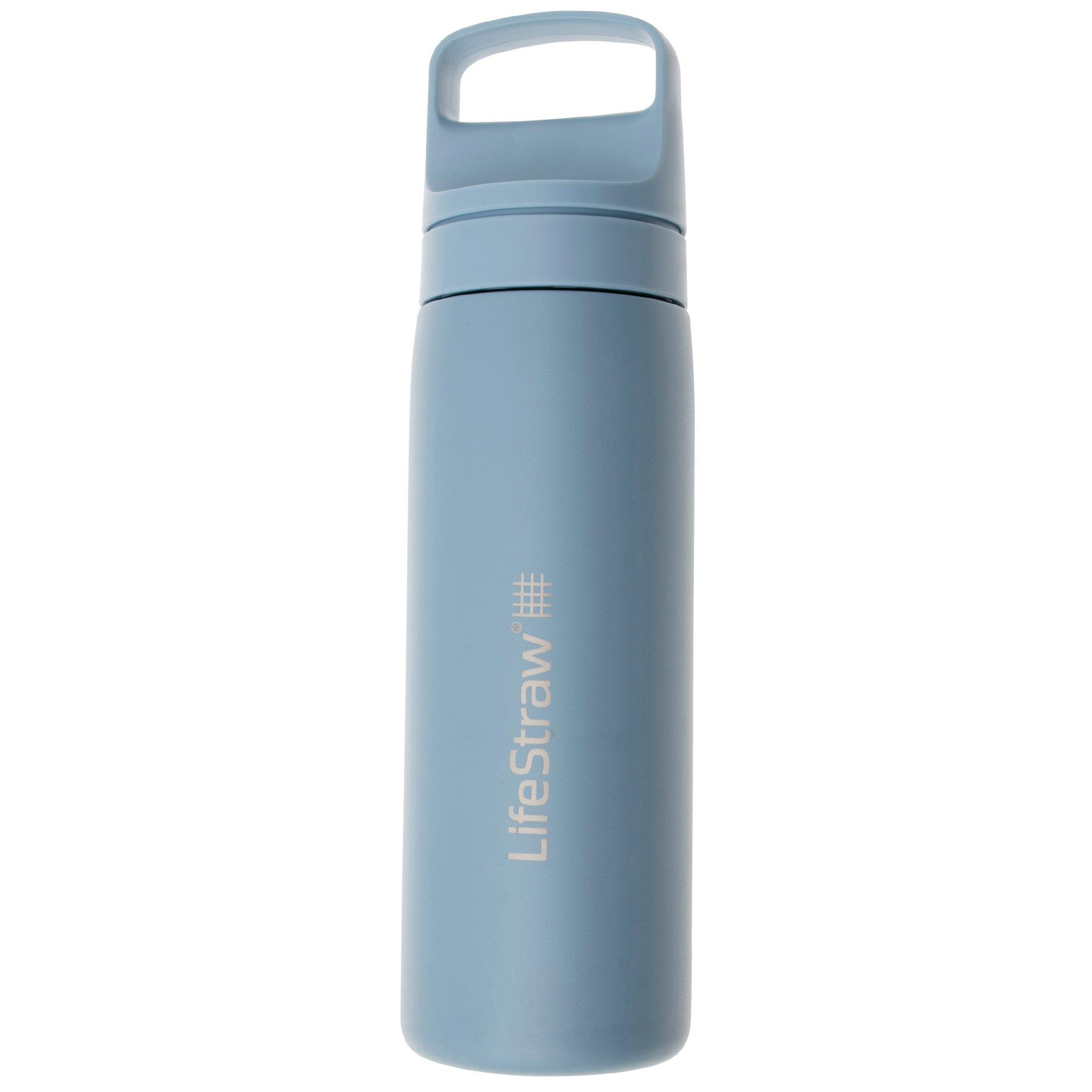 Butelka LifeStraw Go Icelandic Blue GOST-530ML-ICE Stainless Steel, z filtrem 2-stage, 530 ml