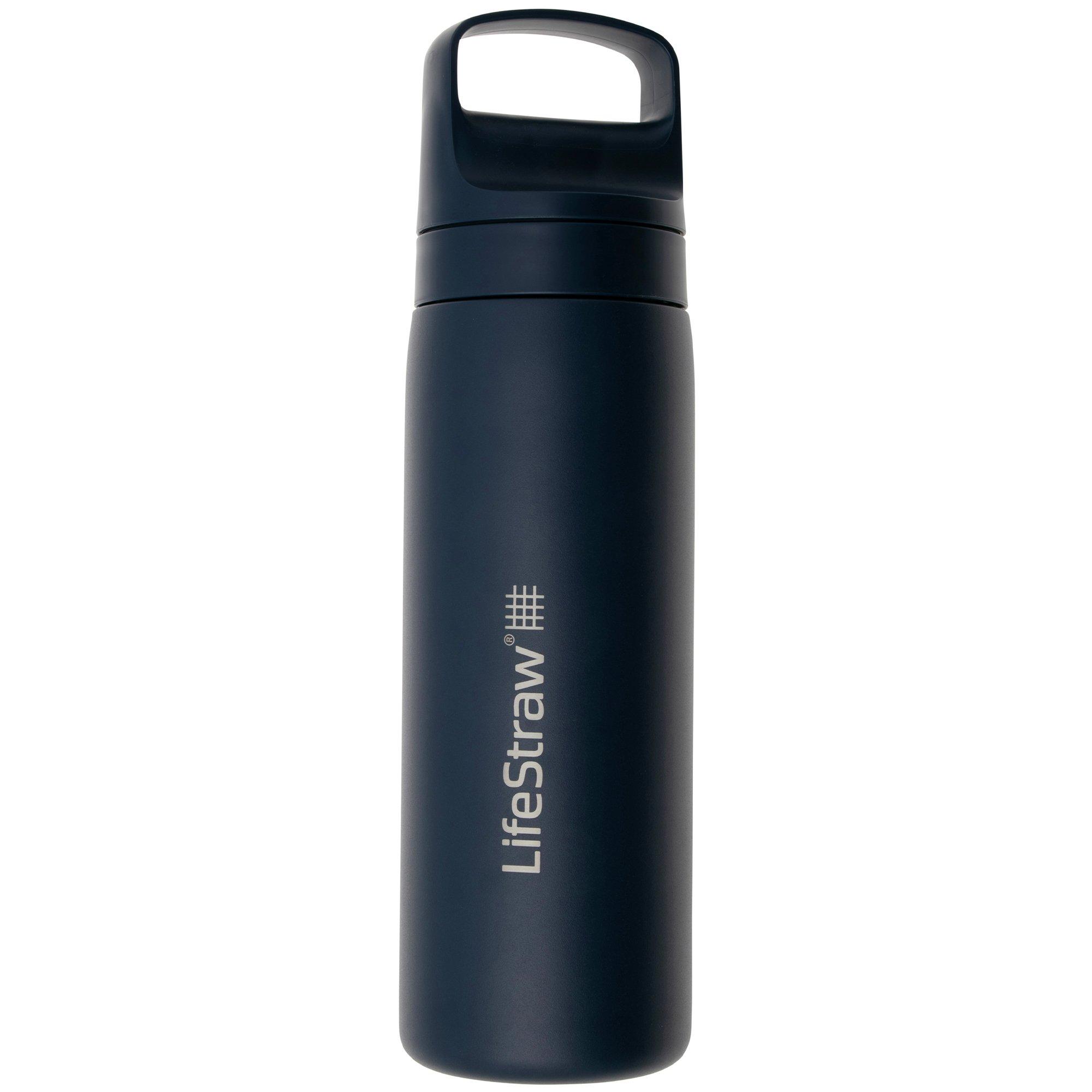 Butelka LifeStraw Go Aegean Sea GOST-530ML-SEA Stainless Steel, z filtrem 2-stage, 530 ml