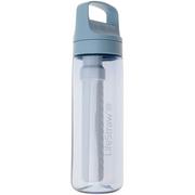 LifeStraw Go Icelandic Blue GO-650ML-ICE BPA-Free Plastic, garrafa de água com filtro de 2 fases, 650 ml 