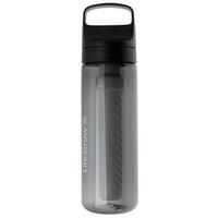 Image for LifeStraw Go Nordic Noir GO-650ML-NOIR BPA-Free Plastic, water bottle with 2-stage filter, 650 ml