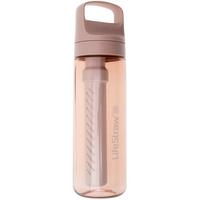 Bild für LifeStraw Go Cherry Blossom Pink GO-650ML-PNK BPA-Free Plastic, Wasserflasche mit 2-Stage Filter, 650 ml